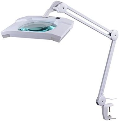 LED-Arbeitsplatz Leuchte mit Lupe